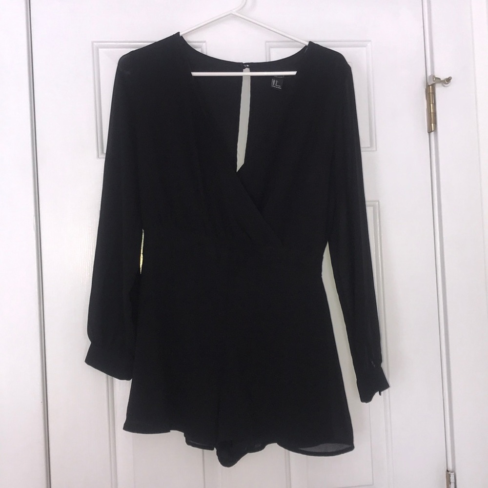Cute black romper